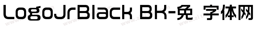 LogoJrBlack BK字体转换